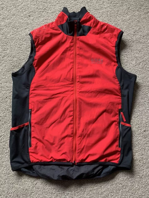 Gore Bike Wear Windstopper Insulated Shell Cycling Gilet.  Size: Large, VGC