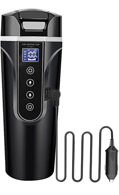 Soniker 12V/24V Smart Temperature Control Travel Coffee Mug, Portable Car Heated