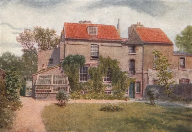Sandford Manor House from the back, 1898 by Philip Norman. Vanished London 1905