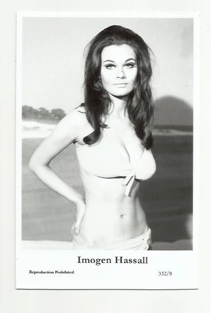 (Bx24) Imogen Hassall Photo Postcard (332/8) Filmstar Pin Up Movie Glamor Girl