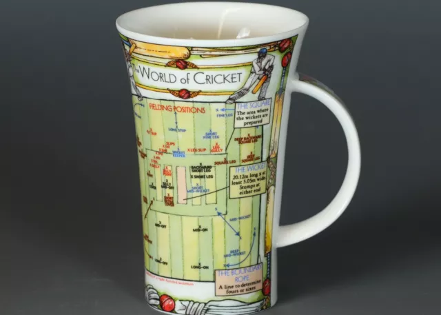 DUNOON THE WORLD OF CRICKET Fine Bone China GLENCOE Mug #1B