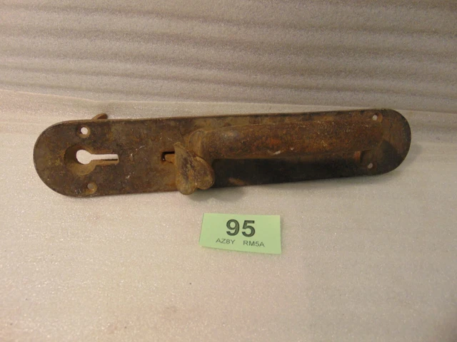 Reclaimed Wrought Iron Door  Lever Gate Latch 95