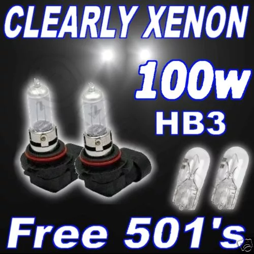 100w CLEAR XENON HB3 High beam bmw 5 series E39