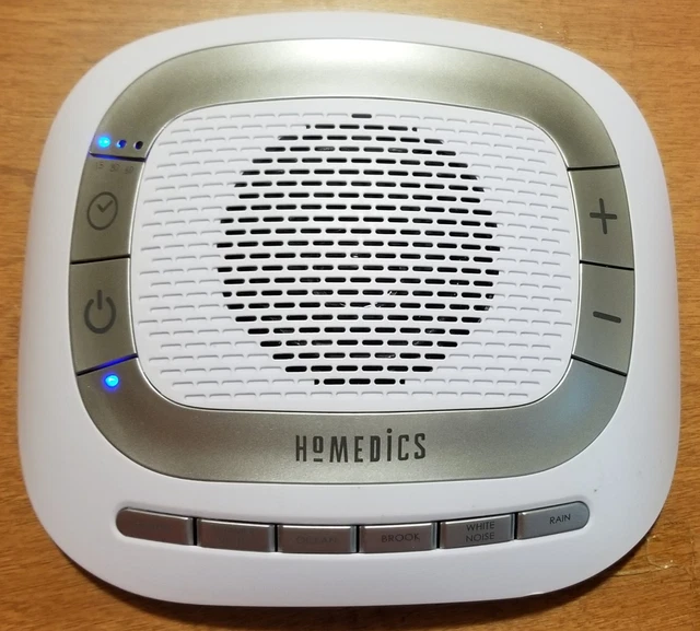 HOMEDICS SOUND SPA Portable Sound Machine SS-2025A with AC Adapter ...