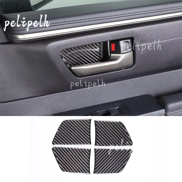 FOR TOYOTA TUNDRA 20222024 Real Carbon Fiber Interior Door Bowl