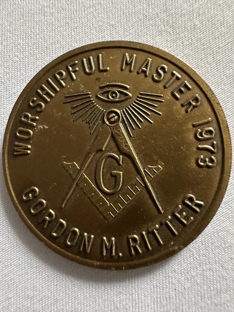 Tokens & Masonic Coins, Masonic, Freemasonry, Fraternal