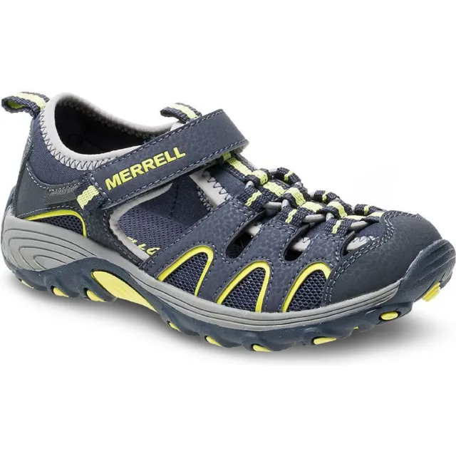 Merrell Kids Hydro H2O Hiker Sandal Navy/Lime  (MK262153)
