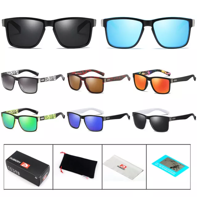 DUBERY Sunglasses Polarized Glasses Sports Driving Fishing Eyewear UV400 Unisex