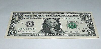 2013 $1 Bill US Note Martha Washington Ada Lovelace Birth 1815 1731 Fancy Serial