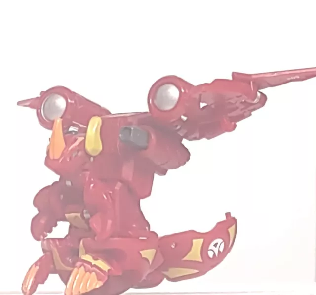 Bakugan Pyrus Helix Dragonoid With Jetkor Combat Set Gundalian Invaders