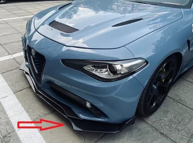 Für Alfa Romeo Giulia Carbon Optik Frontschürze Lip Body Kit Spoiler