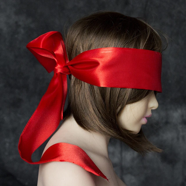 Bandeau Pour Les Yeux BDSM En Satin - Doux Et Confortable - Neuf