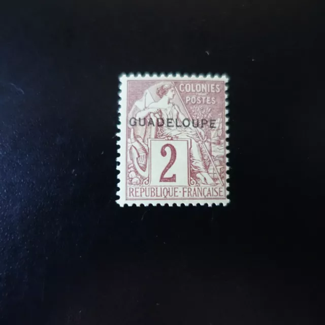France Colonie Guadeloupe N°15 Neuf * Mh