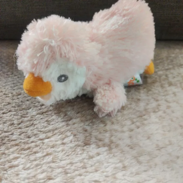 Razbaby Pink Penguin Pacifier Replacement Plush Baby
