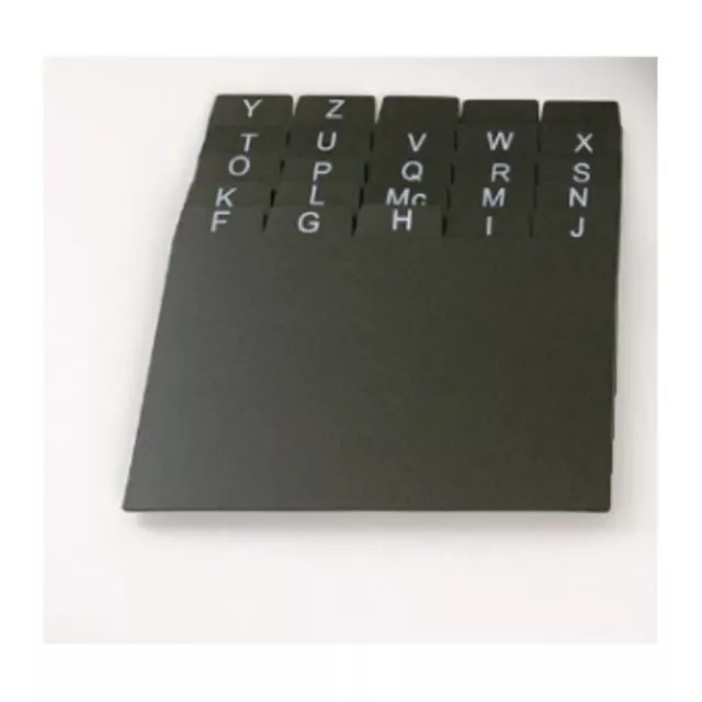 30 PCS Blank File Dividers Black Dividers Card Guides Index Card Organizer  Home