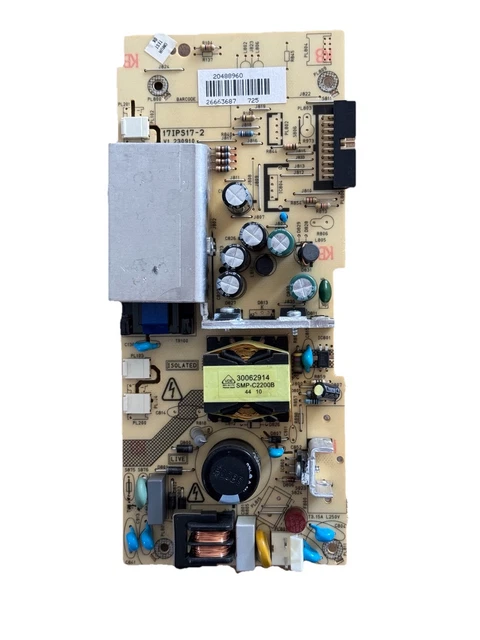 Carte D'alimentation (platine) Pour TV Listo 32HD-843 - Réf. 23644792 / 17IPS63 - Occasion