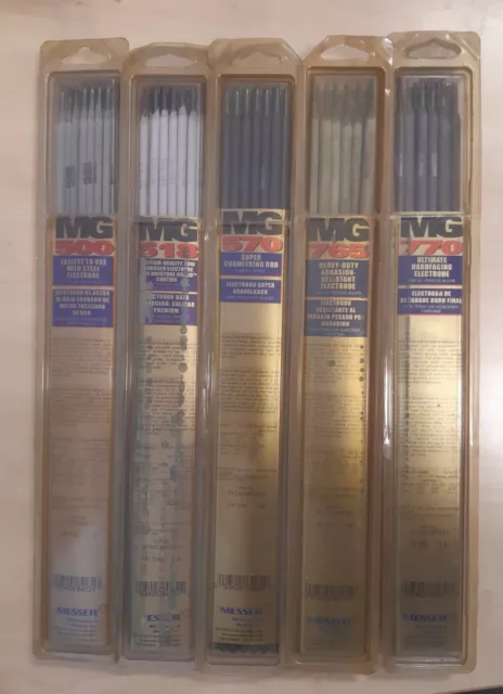 Messer MG Electrodes, 3.2mm ARC Welding Rods, Low Hydrogen, Gouging, Heavy Duty