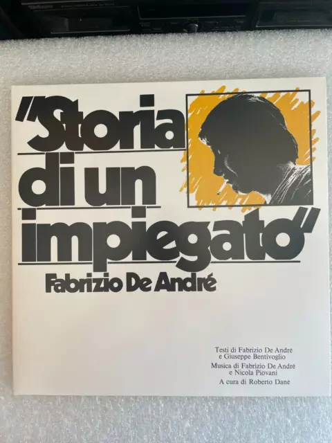 Fabrizio De Andre' "Storia Di Un Impiegato" Vinile Lp Ristampa