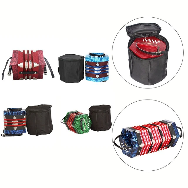 Lightweight 20 Button Accordion Professional Grade & Carry Bag Included