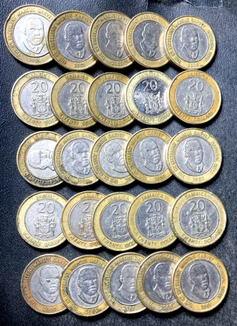 Old JAMAICA Coin Lot - 500 JAMAICA DOLLARS - Lot #S22
