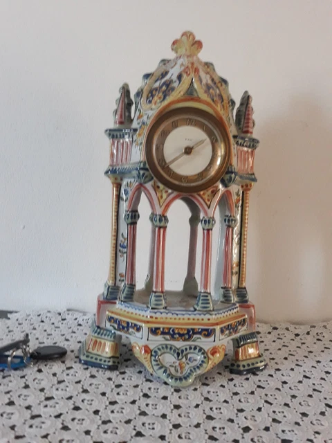 Pendulette Art Déco Jaeger-LeCoultre Verte En Fer Forgé - Années 1920-1940