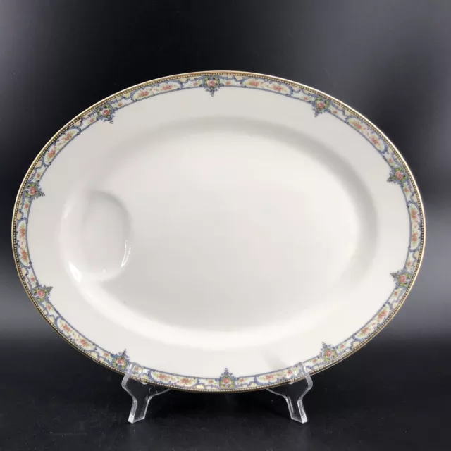 Troy by Theodore Haviland Limoges SCHLEIGER 170 Oval Meat Platter  C1903 14"X11"