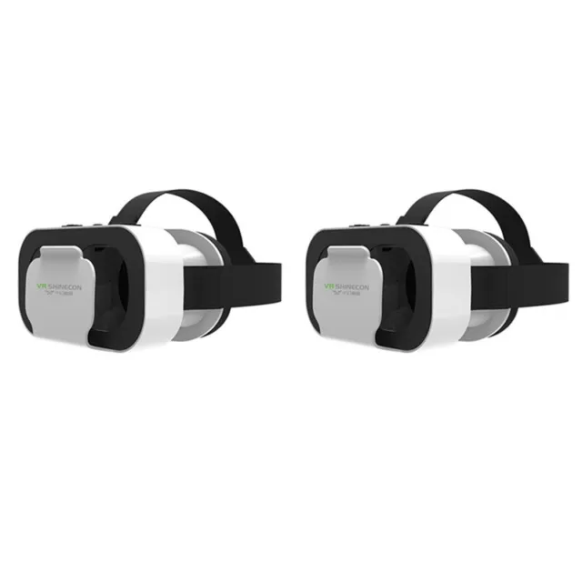 2X VR BOX 5 Occhiali VR Occhiali 3D Occhiali per Realtà Virtuale Cuffie VR  Y3I3