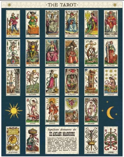 CAVALLINI & CO. Tarot Vintage Puzzle 1,000 Pieces 22