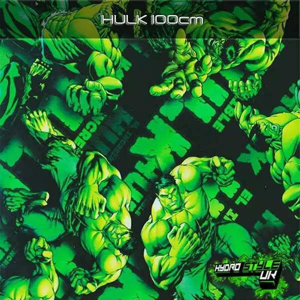 ROLLED - HULK - Hydrographics Film Hydro Dipping Transfer Graphic Dip UK