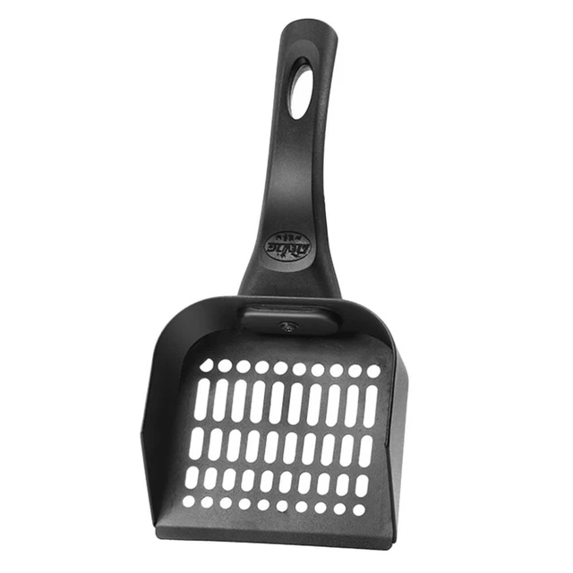 Caja de arena para gatos cucharadas cajas de arena negras