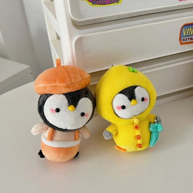1Pc Penguin Keychain Cute Plush Keychains For Gifts Women Car Keys Keyring_x -wf 2