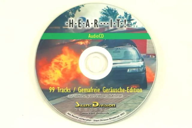 3 CD GERÄUSCHE GEMAFREI VERTONUNG HEAR IT 126min 297 GERÄUSCHE! 2