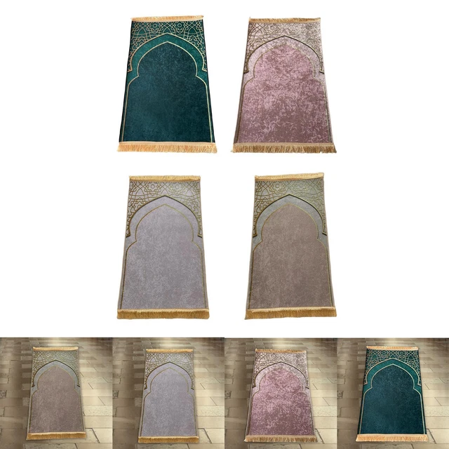 Tapis de prière musulman classique brodé cadeau de Ramadan décor de mariage