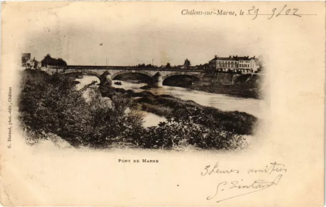 CPA CHALONS-sur-MARNE le. . . - Marne Bridge (743071)