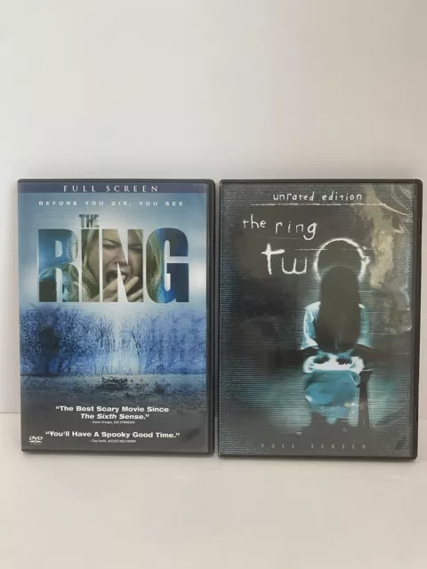 THE RING 2-MOVIE Collection DVD 1+2 Horror Set Full Screen £6.60 ...