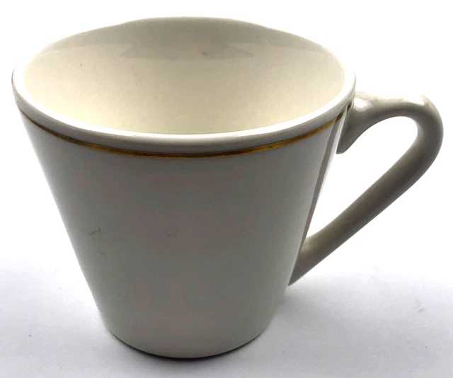 Southern Pacific Railroad "Monogram-Gold" Pattern Cup and Saucer Syracuse China 3