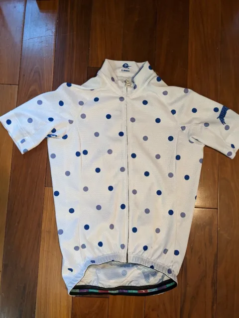 Endo Customs Team Dream Cycling Jersey Men's Sz XS Polka Dots MiUSA Made In Cali