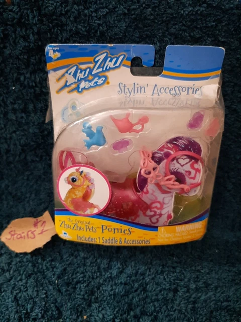 Zhu Zhu Pets Ponies 1 Saddle & Accessories New Zhu Zhu Pets Ponies 1 Saddle & Accessories New