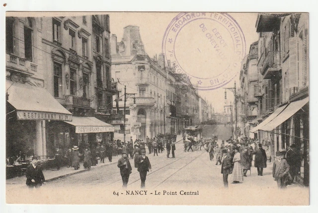 NANCY - Meurthe & Moselle - CPA 54 - le Point central - restaurant tramway