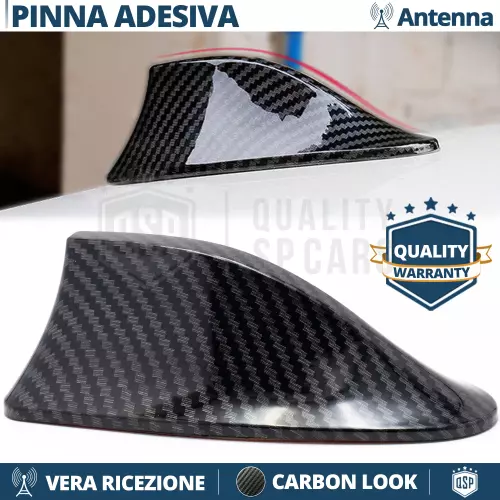 Antenna PINNA DI SQUALO Carbonio PER Alfa Romeo 159 Ricezione RADIO AM-FM-DAB+