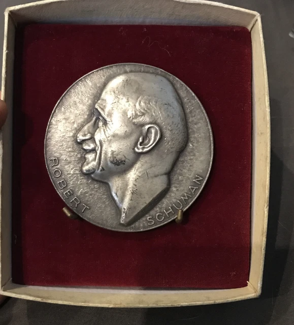 Médaille En Bronze Argenté - Allégorie De La Prospérité Par Rasumny