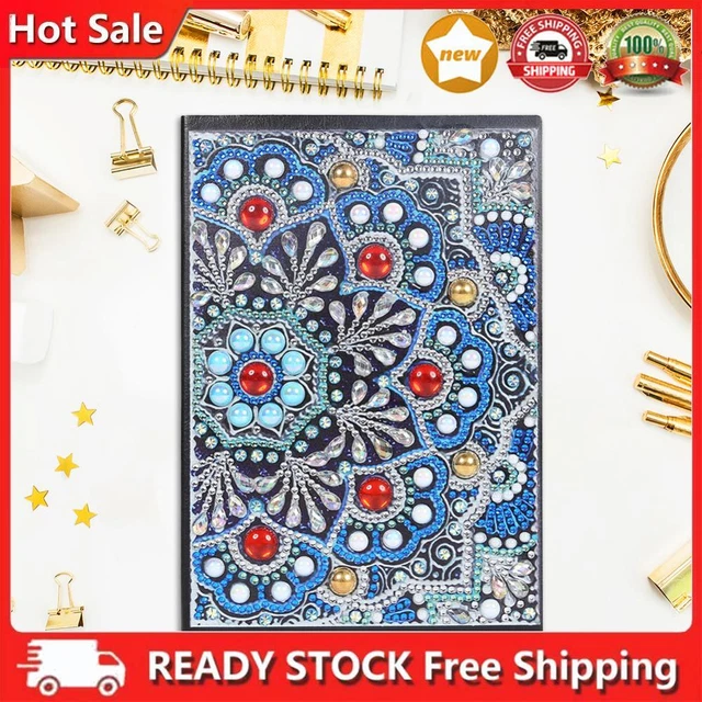 DIY Mandala Special Shaped Diamond Painting 50 Pages A5 Sketchbook Notebook Gift