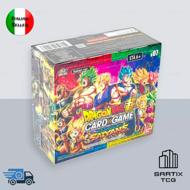 Dragonball  Super Booster Box 24 bustine B07  Assault Of Saiyans  Sealed Italian