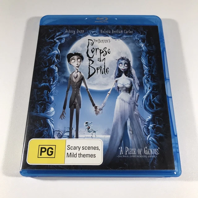 TIM BURTON'S CORPSE Bride Blu-ray Animated Movie Region B Johnny Depp