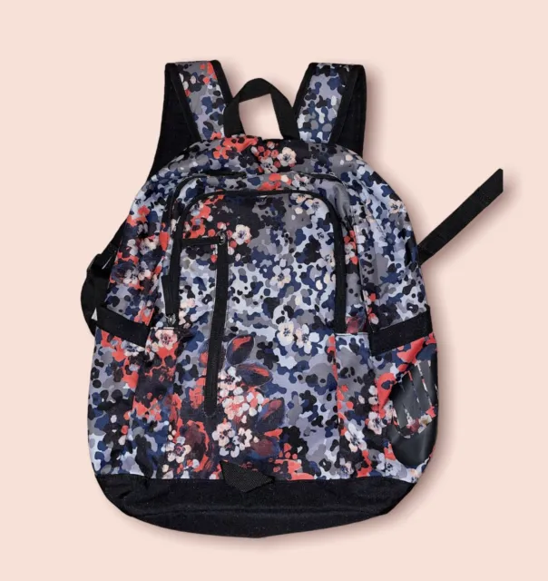 Nike All Access Sole Day Laptop Backpack Multicolor Floral Print NWOT