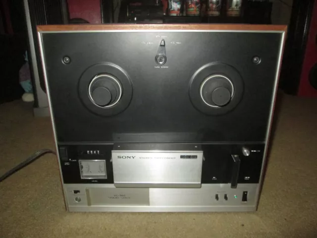 Sony Solid State 3 Head TC-355 Stereo Reel-To-Reel Taperecorder AS-IS Parts/Repa