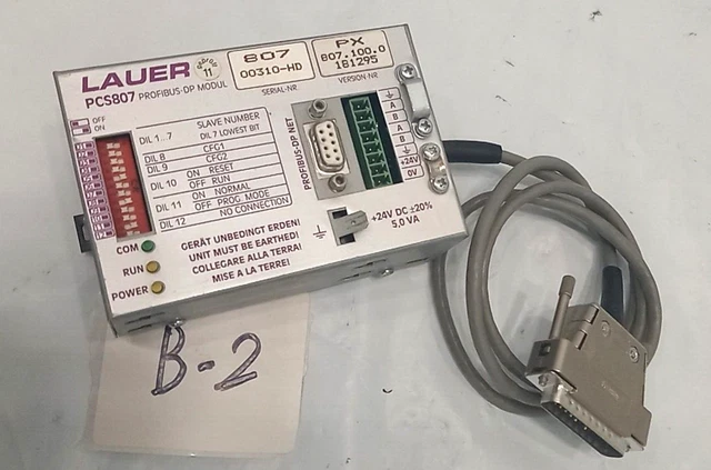 LAUER PCS807 PROFIBUS-DP MODUL Same As Pictures