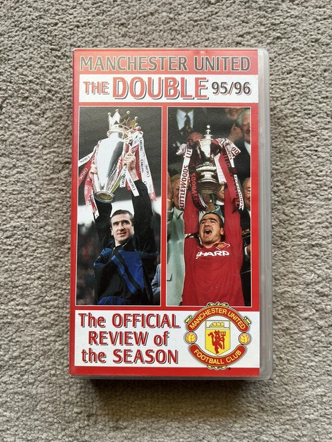 Impression Couleur Manchester United The Double 1993-1994 – Encadrée Bois, Rare