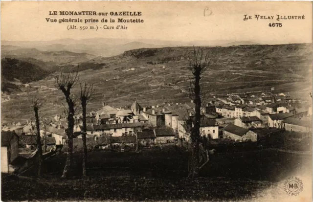 CPA Le MONASTIER-sur-GAZEILLE - Vue générale prise de la Moutette (517587)