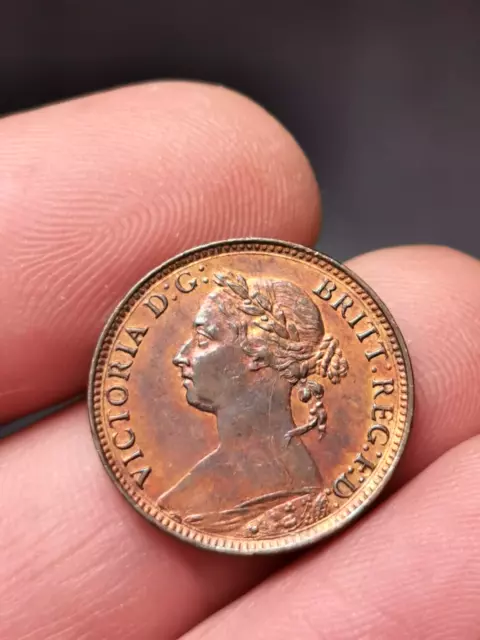Royaume-Uni, 1 Farthing Victoria 1891 ( SUP+) ! 2,82 g